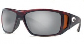 Costa Del Mar Bomba Sunglasses Tortoise Frame Sunglasses - Silver Mirror Glass / Costa 580