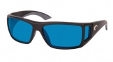 Costa Del Mar Bomba - Black Frame Sunglasses - Blue Mirror Glass / Costa 580