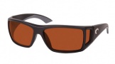 Costa Del Mar Bomba - Black Frame Sunglasses - Copper Glass / Costa 580