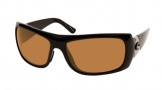 Costa Del Mar Bonita Sunglasses Black Frame Sunglasses - Amber / Costa 580P