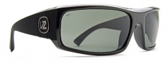Von Zipper Kickstand Sunglasses Sunglasses - Black Satin / Grey Poly Polarized (BSP)