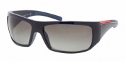 Prada PS 01LS Sunglasses Sunglasses - 0AL3M1 Blue Gray Gradient 