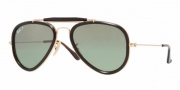 Ray-Ban RB3428 Sunglasses Road Spirit Sunglasses - 001/M4 Shiny Gold / Crystal Pol. Green Silver Mirror