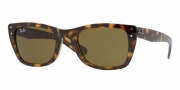 Ray-Ban RB4148 Sunglasses Caribbean Sunglasses - 601 Black / Crystal Green