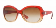 Versace VE4187 Sunglasses Sunglasses - 865/13 Red Gradient Sand