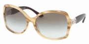 Bvlgari BV8065 Sunglasses Sunglasses - 50778E Honey Striped Beige / Green Gradient