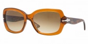 Persol PO2949S Sunglasses Sunglasses - 887/51 Dark Honey Crystal Brown / Gradient