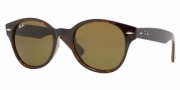 Ray-Ban RB4141 Sunglasses Round Wayfarer Sunglasses - 771 Dark Havana / Crystal Brown