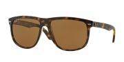 Ray-Ban RB4147 Sunglasses Sunglasses - 710/57 Light Havana / Crystal Brown Polarized