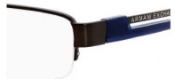 Armani Exchange 127 Eyeglasses Eyeglasses - 0DH7 Dark Gunmetal Blue