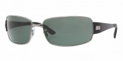 Ray-Ban RB3421 Sunglasses Sunglasses - 004/71 Gunmetal / Green