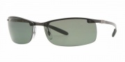 Ray-Ban RB8305 Sunglasses Sunglasses - 082/9A Dark Carbon / Polarized Green