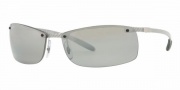 Ray-Ban RB8305 Sunglasses Sunglasses - 083/82 Light Carbon / Polarized Gray Mirror Silver Gradient