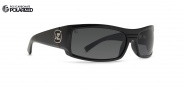 Von Zipper Burnout Polarized Sunglasses - Black Gloss / Grey Poly Polarized (BPP)
