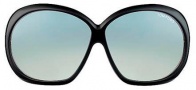 Tom Ford FT0120 Natalia Sunglasses Sunglasses - O01B Shiny Black