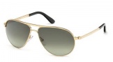Tom Ford FT0144 Marko Sunglasses Sunglasses - O28P Shiny Rose Gold