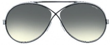 Tom Ford FT0154 Georgette Sunglasses Sunglasses - O12B Shiny Dark Ruthenium
