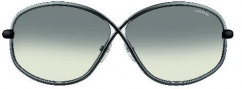 Tom Ford FT0160 Brigitte Sunglasses Sunglasses - O08B Shiny Gunmetal