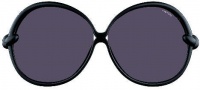 Tom Ford FT0164 Nicole Sunglasses Sunglasses - O01A Shiny Black 