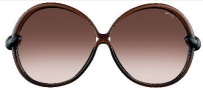 Tom Ford FT0164 Nicole Sunglasses Sunglasses - O48F Shiny Brown 