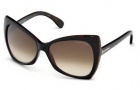 Tom Ford FT0175 Nico Sunglasses Sunglasses - 05E Black / Brown 