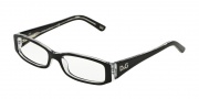 D&G DD1179 Eyeglasses Eyeglasses - 675 Black Top on Clear