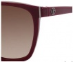 Giorgio Armani 819/S Sunlgasses Sunglasses - 0LHF Opal Burgundy / D8 Brown Shaded Lens