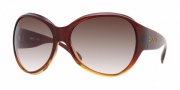 DKNY DY4053 Sunglasses Sunglasses - (332213) Brown Gradient-Amber / Brown Gradient