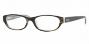 DKNY DY4591 Eyeglasses Eyeglasses - (3276) Top Dark Green Striped on Ice
