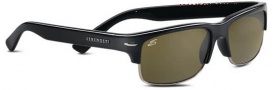 Serengeti Vasio Sunglasses Sunglasses - 7374 Shiny Black / Polarized Drivers