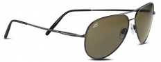 Serengeti Medium Aviator Sunglasses Sunglasses - 7269 Shiny Gold / Drivers