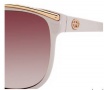 Gucci 3155/S Sunglasses Sunglasses - 0RVS Beige (FM brown violet shaded lens)