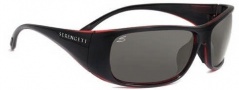 Serengeti Larino Sunglasses Sunglasses - 7391 Shiny Black-Red / Polar PhD CPG
