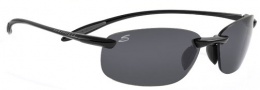 Serengeti Nuvola Sunglasses Sunglasses - 7359 Shiny Black / Polar PhD CPG