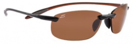 Serengeti Nuvola Sunglasses Sunglasses - 7357 Shiny Black-Orange / Polar PhD Drivers