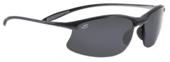 Serengeti Maestrale Sunglasses Sunglasses - 7355 Satin Black / Polar PhD CPG