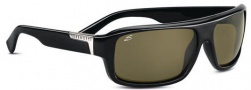 Serngeti Matteo Sunglasses Sunglasses - 7369 Shiny Black / Polarized 555nm