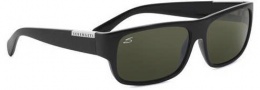 Serengeti Monte Sunglasses Sunglasses - 7231 Shiny Black-Laser Etched / Drivers