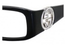 Gucci 3136 Eyeglasses Eyeglasses - 0D28 Shiny Black