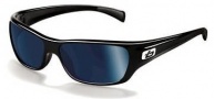 Bolle Crown Sunglasses Sunglasses - 11325 Shiny Black / Polarized Offshore Blue