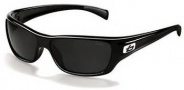 Bolle Crown Sunglasses Sunglasses - 11325 Shiny Black / Polarized Offshore Blue