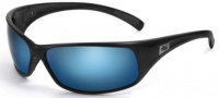 Bolle Recoil Sunglasses Sunglasses - 11051 Shiny Black / Polarized Offshore Blue