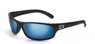 Bolle Anaconda Sunglasses Sunglasses - 11055 Shiny Black / Polarized Offshore blue