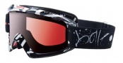 Bolle Nova Goggles Sunglasses - 20678 Black Graffiti Modulator Vermillon