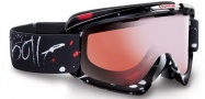 Bolle Nova Goggles Sunglasses - 20667 Shiny Black Vermillon Gun
