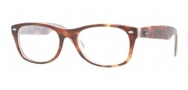 Ray-Ban RX 5184 New Wayfarer Eyeglasses Eyeglasses - 5093 Light Havana On Ice