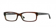 Ray-Ban RX 5187 Eyeglasses Eyeglasses - 2445 Havana-Green