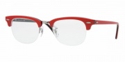 Ray-Ban RX 5201 Eyeglasses Eyeglasses - 2378 Top Red on Black