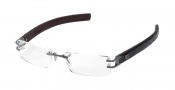 Tag Heuer L-Type 0112 Eyeglasses Eyeglasses - 003 Ceramic / Alligator Matte Black / Plum