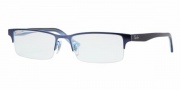 Ray-Ban RX6196 Eyeglasses Eyeglasses - 2653 Top Blue on Covering
